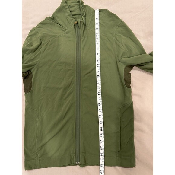 Lululemon Womens Large Instill Jacket Bronze Green Mesh Athlesiure Workout Gym - Picture 4 of 6